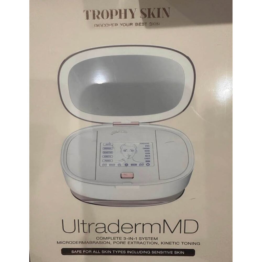 Trophy Skin Ultraderm MD 3-in-1 Home Spa Microdermabrasion Deep Skin Exfoliator